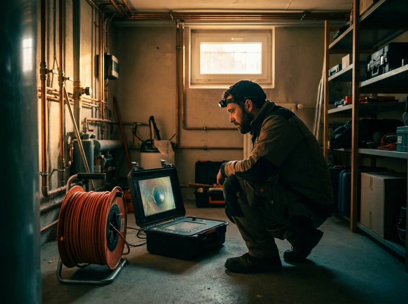 Inspection caméra de canalisation avant vente immobilière